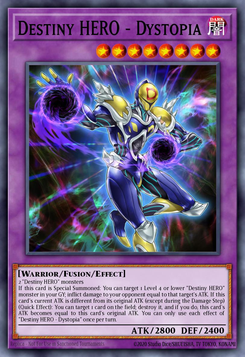 Destiny HERO - Dystopia Secret Rare DESO-EN004 Destiny Soldiers Yugioh card