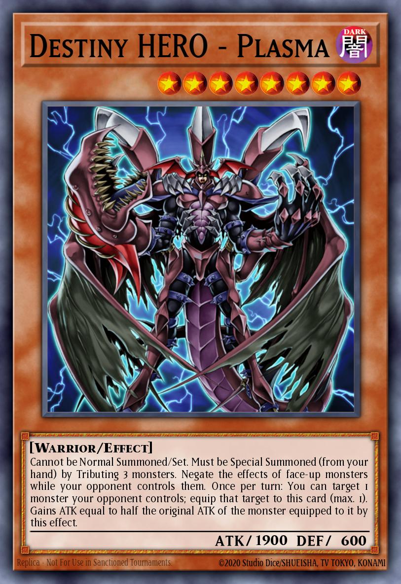 Destiny HERO - Plasma Secret Rare CT04-EN003 Collectible Tins 2007 Wave 1 Yugioh card