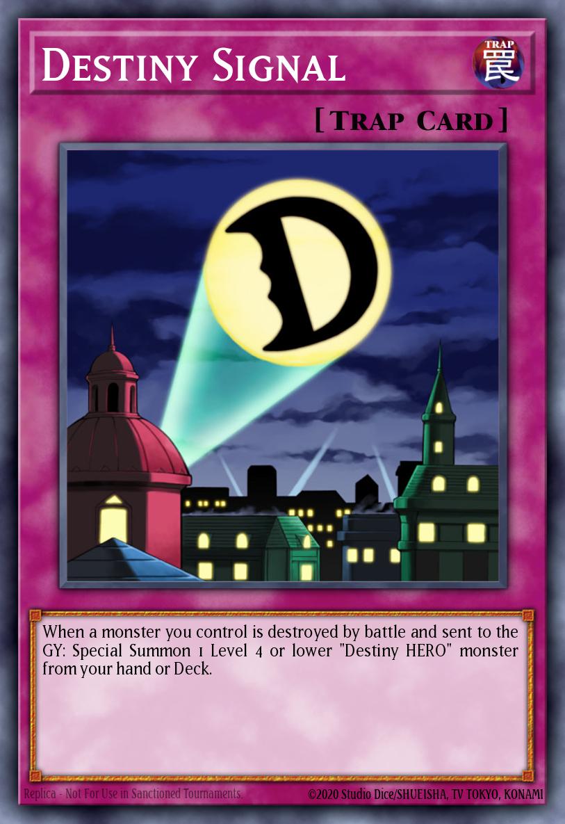 Destiny Signal Rare DR04-EN232 Dark Revelation Volume 4 Yugioh card