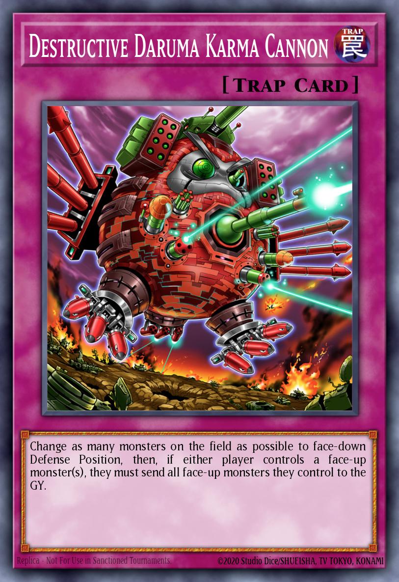 Destructive Daruma Karma Cannon Common L26D-ENX28 Legendary Modern Decks 2026 Yugioh card