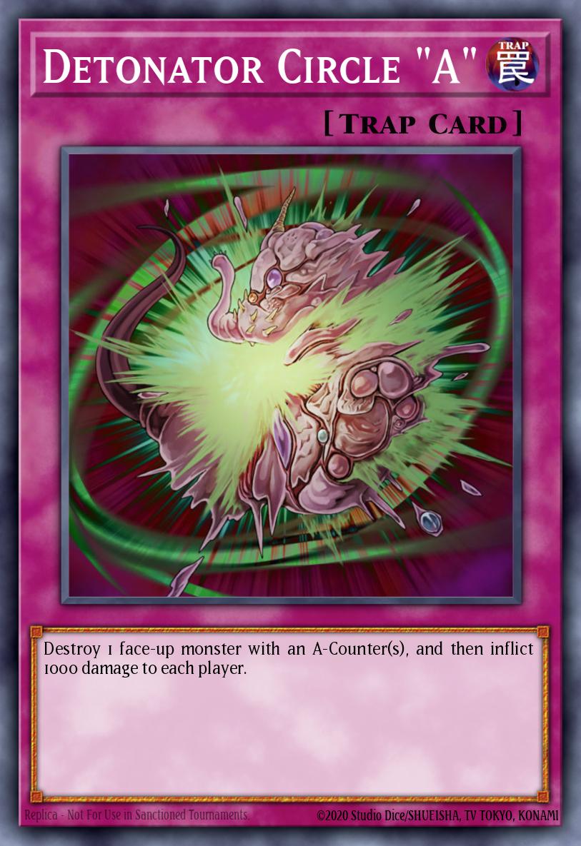 Detonator Circle A Common GLAS-EN077 Gladiators Assault Yugioh card