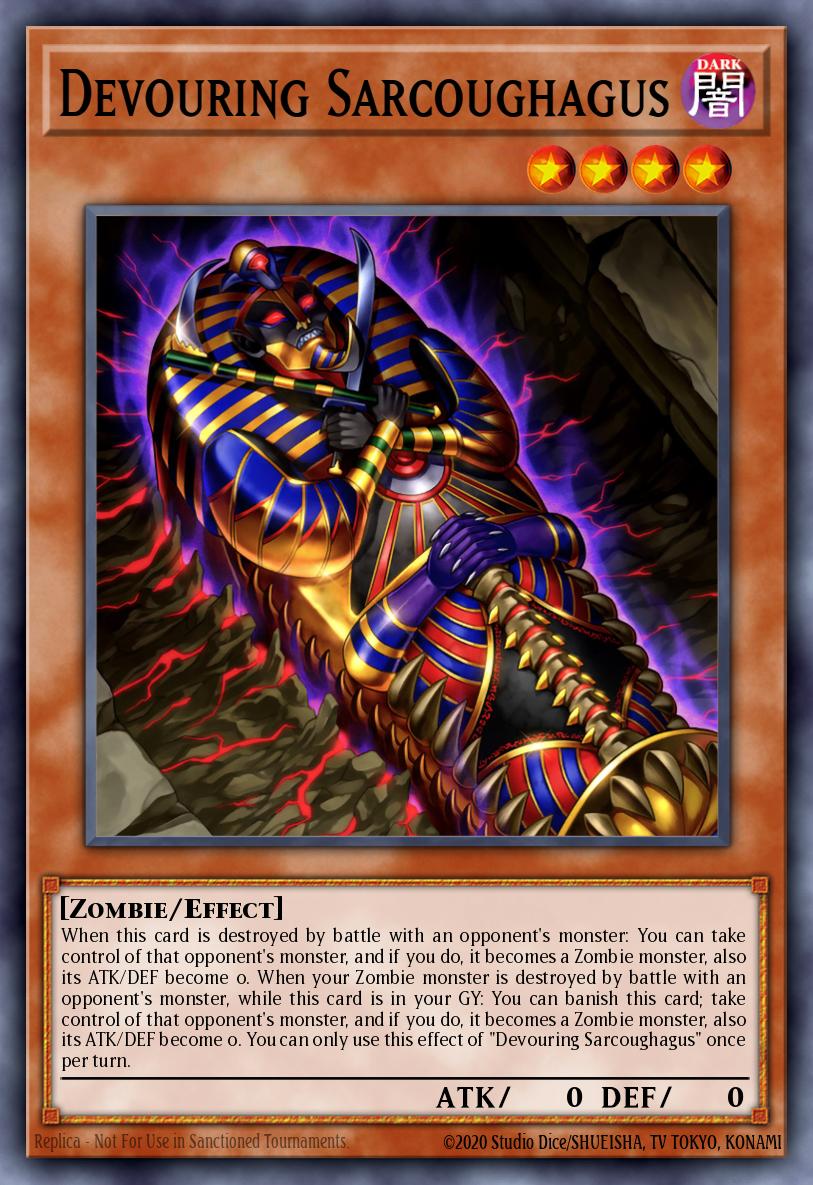 Devouring Sarcoughagus Common DIFO-EN033 Dimension Force Yugioh card
