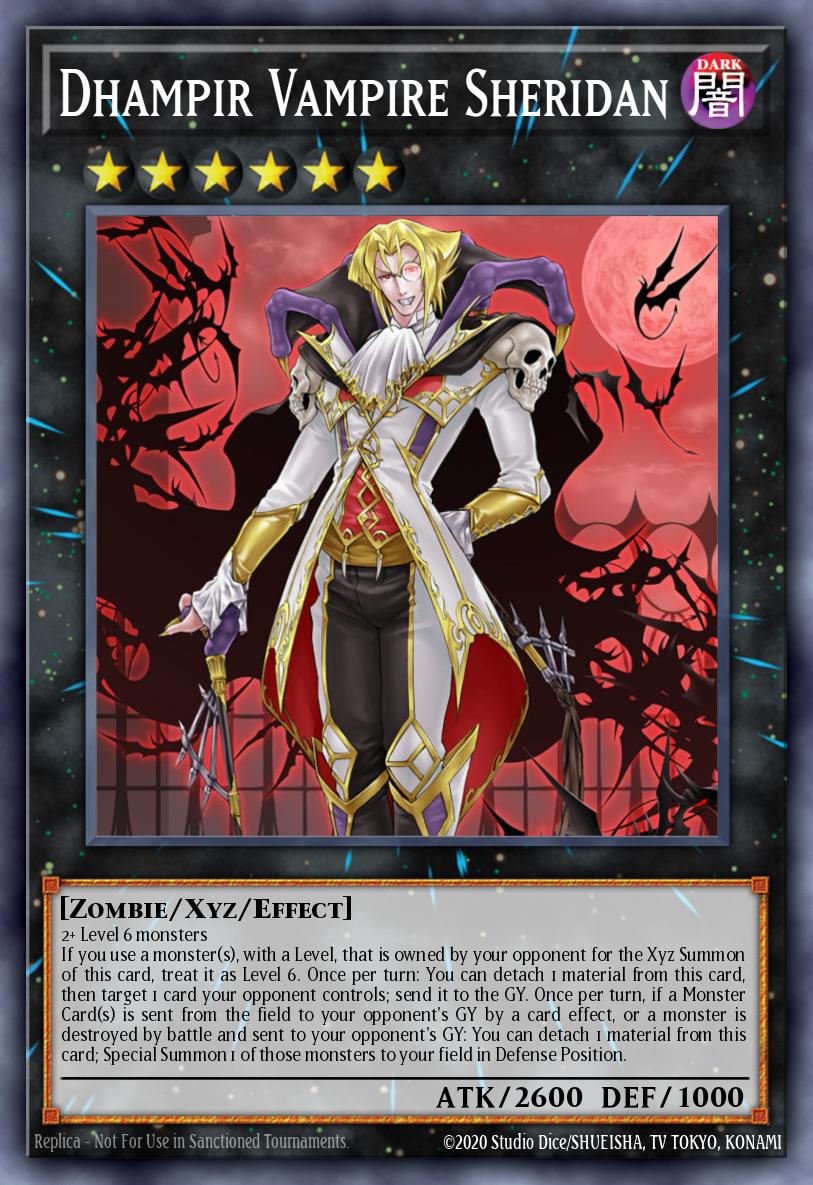 Dhampir Vampire Sheridan Rare MZMU-EN103 Maze of Muertos Yugioh card