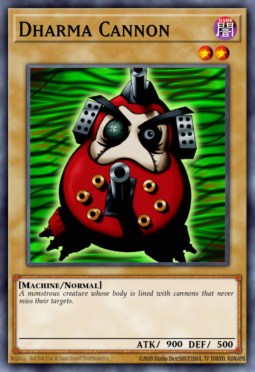 Dharma Cannon Common TP2-018 Tournament Pack 2nd Season Yugioh card