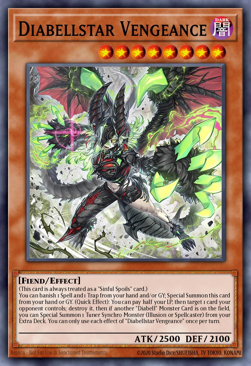 Diabellstar Vengeance Quarter Century Secret Rare ALIN-EN011 Alliance Insight Yugioh card