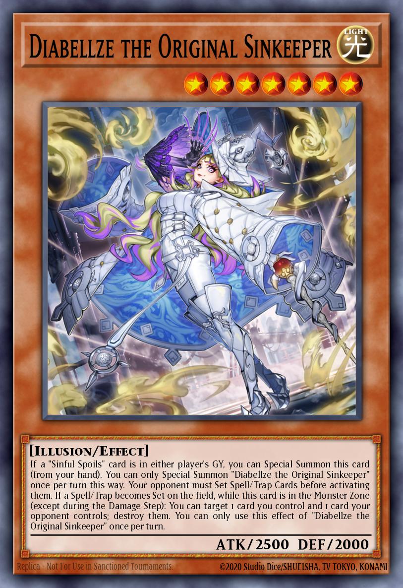 Diabellze the Original Sinkeeper Prismatic Secret Rare MP25-EN063 2025 Mega-Pack Tin Yugioh card