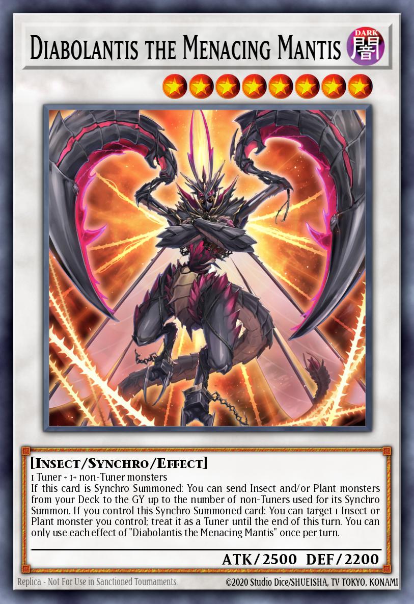 Diabolantis the Menacing Mantis Ultra Rare MP24-EN180 25th Anniversary Tin Dueling Mirrors Yugioh card