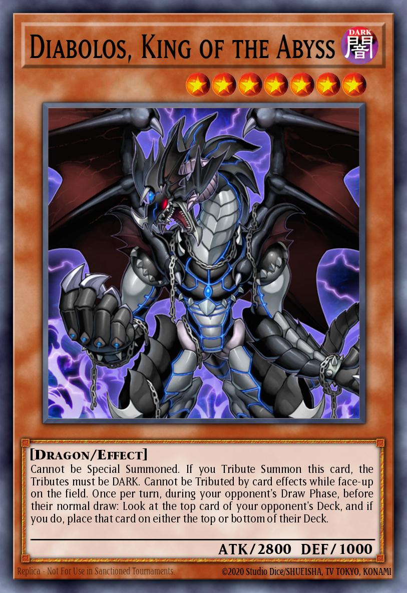 Diabolos King of the Abyss Secret Rare FOTB-EN061 Force of the Breaker Yugioh card