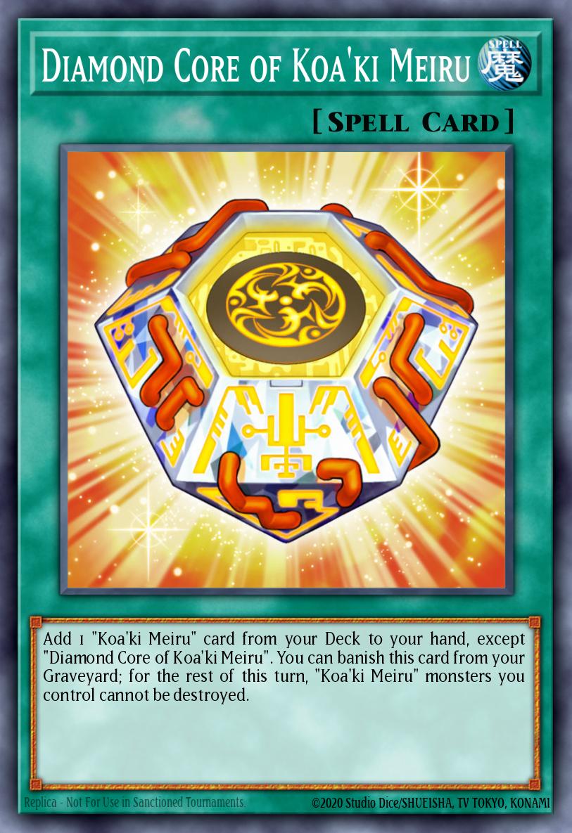 Diamond Core of Koaki Meiru Common PRIO-EN065 Primal Origin Yugioh card