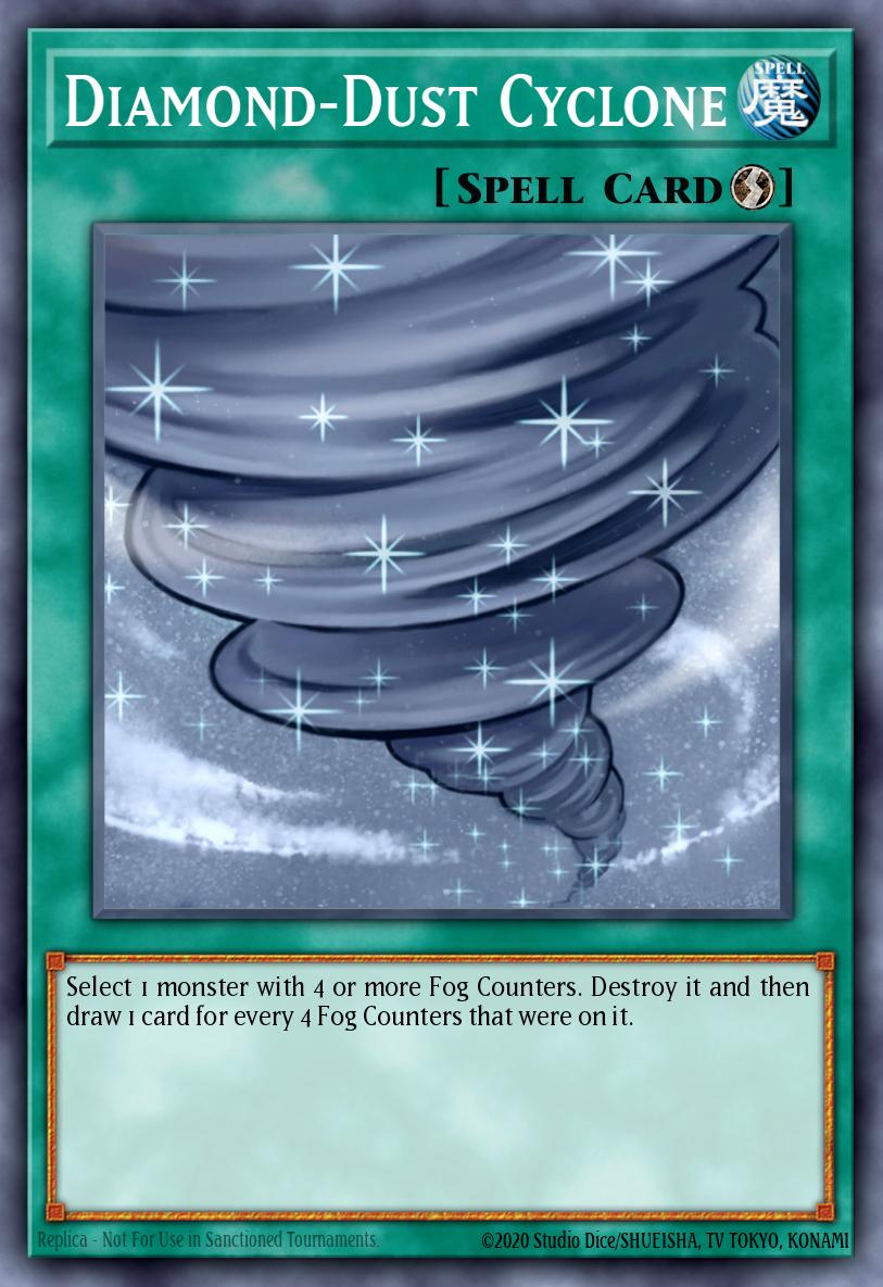 Diamond-Dust Cyclone Rare GLAS-EN048 Gladiators Assault Yugioh card