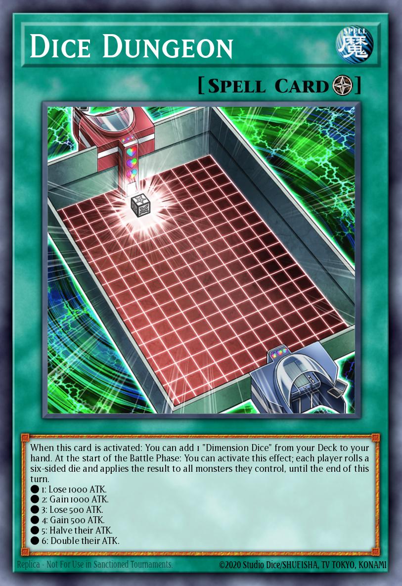 Dice Dungeon Ultra Rare BLCR-EN005 Battles of Legend Crystal Revenge Yugioh card