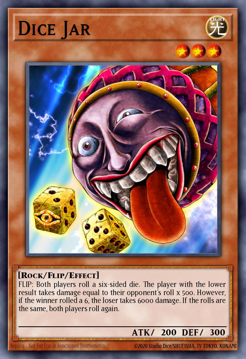 Dice Jar Common DB2-EN226 Dark Beginning 2 Yugioh card