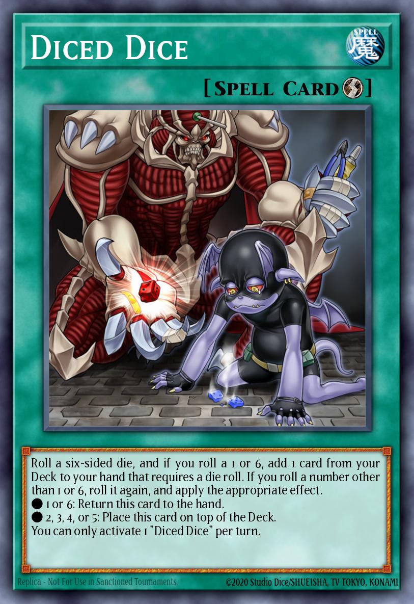 Diced Dice Common MP21-EN146 2021 Tin of Ancient Battles Yugioh card