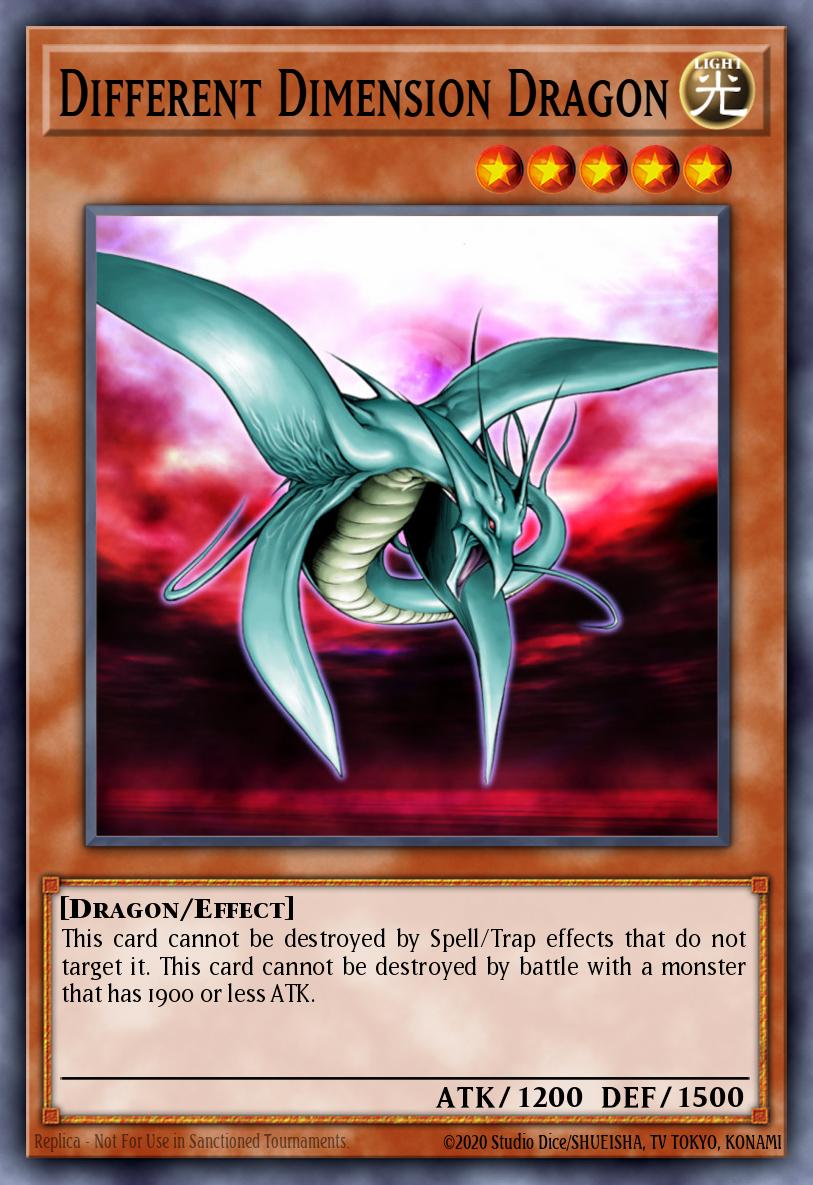 Different Dimension Dragon Super Rare DCR-015 Dark Crisis Yugioh card