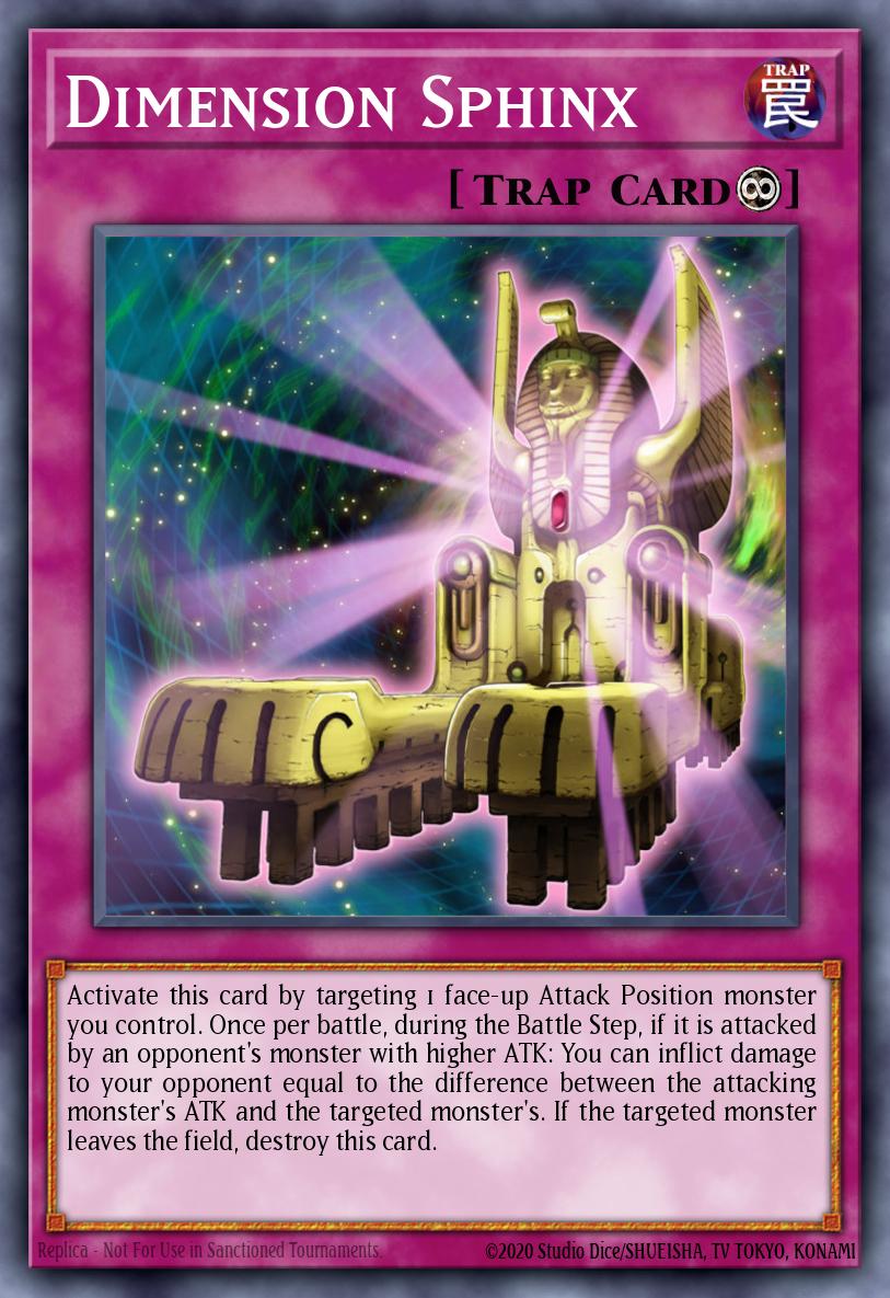 Dimension Sphinx Ultra Rare MVP1-EN023 Yu-Gi-Oh! The Dark Side of Dimensions Movie Pack Yugioh card
