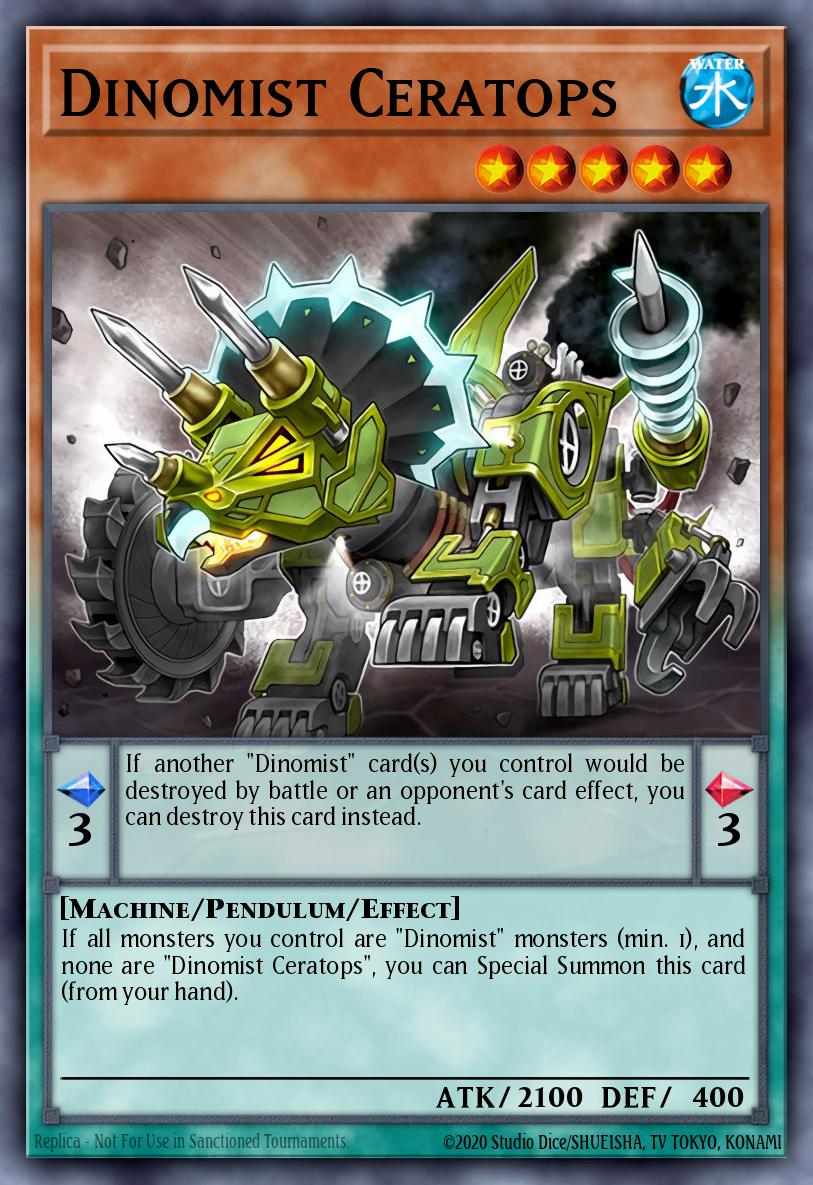Dinomist Ceratops Common MP16-EN197 2016 Mega-Tin Mega Pack Yugioh card