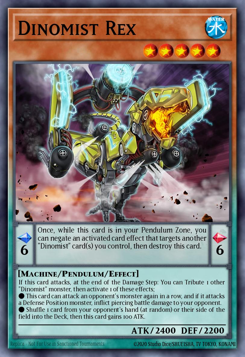 Dinomist Rex Super Rare MP16-EN198 2016 Mega-Tin Mega Pack Yugioh card