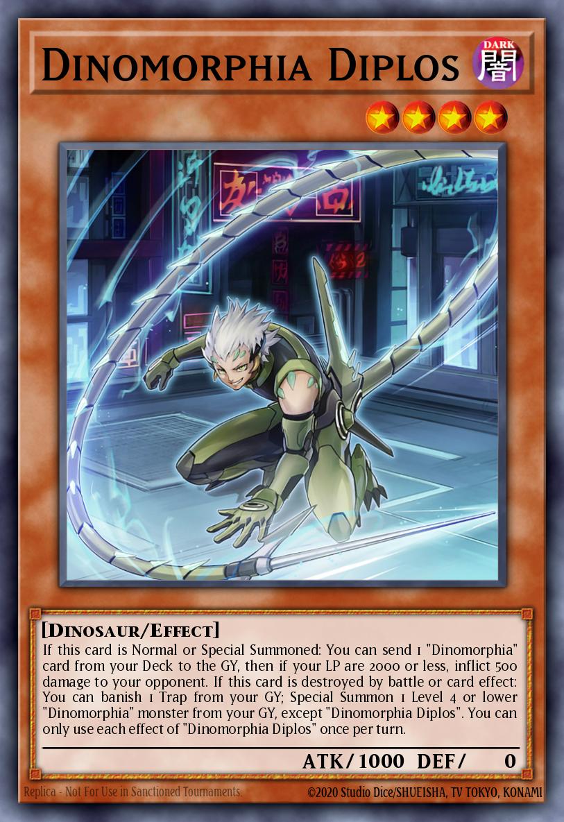 Dinomorphia Diplos Super Rare MP23-EN010 25th Anniversary Tin Dueling Heroes Mega Pack Yugioh card
