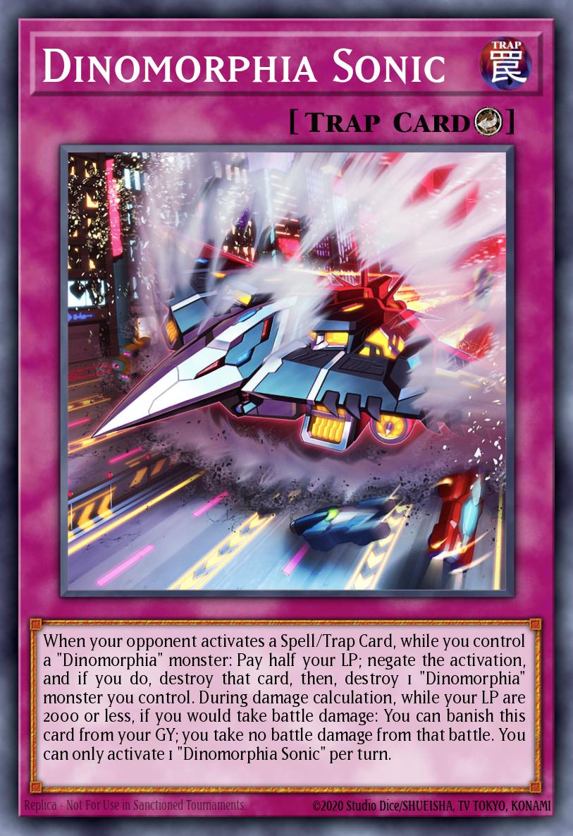 Dinomorphia Sonic Common MP23-EN041 25th Anniversary Tin Dueling Heroes Mega Pack Yugioh card