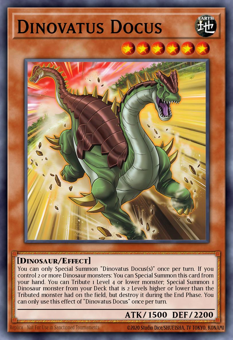 Dinovatus Docus Common MP25-EN348 2025 Mega-Pack Tin Yugioh card