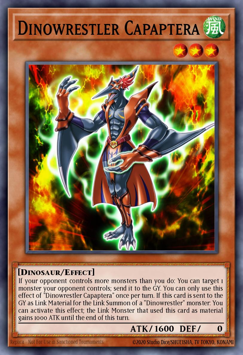 Dinowrestler Capaptera Common MP19-EN158 2019 Gold Sarcophagus Tin Mega Pack Yugioh card