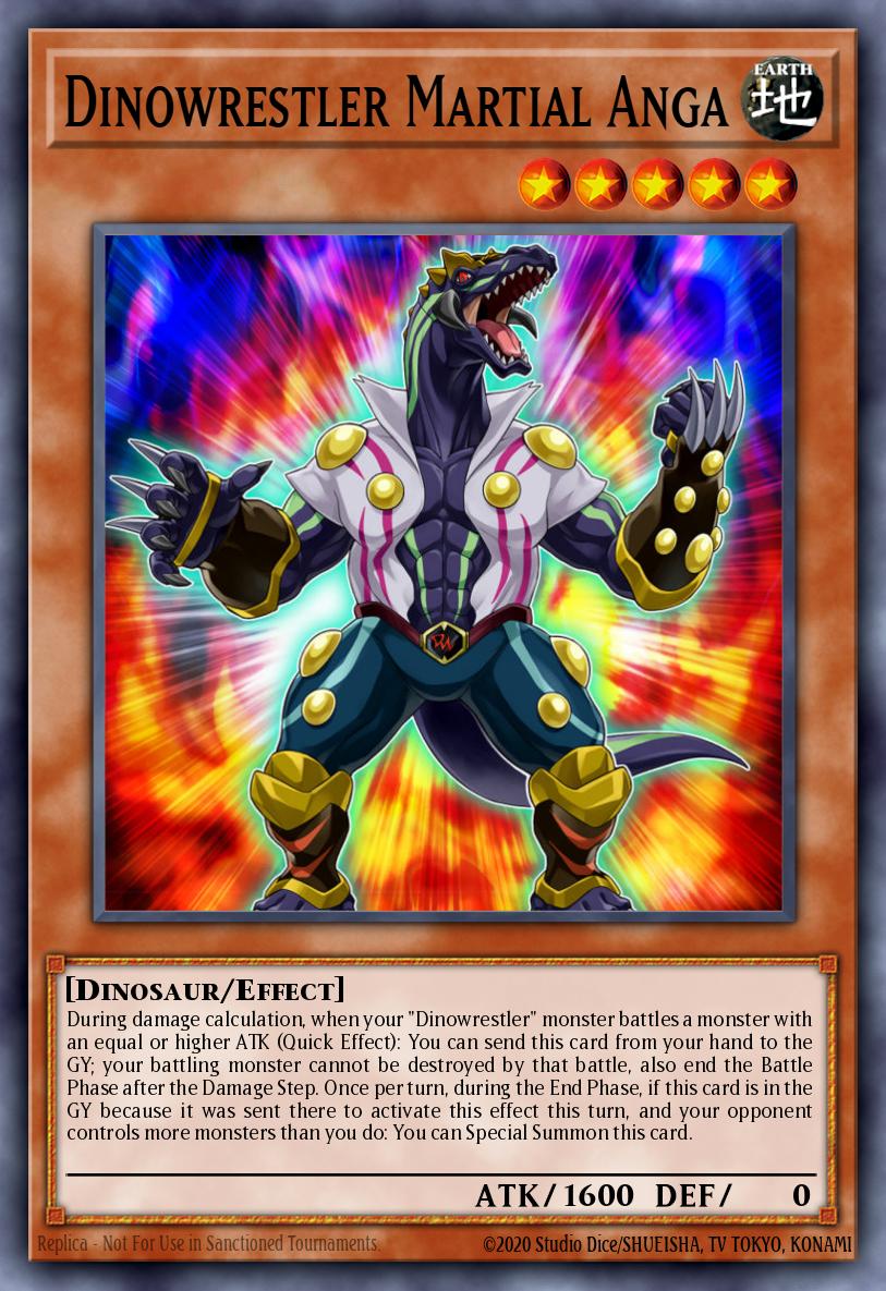 Dinowrestler Martial Anga Common MP20-EN054 2020 Tin of Lost Memories Mega Pack Yugioh card