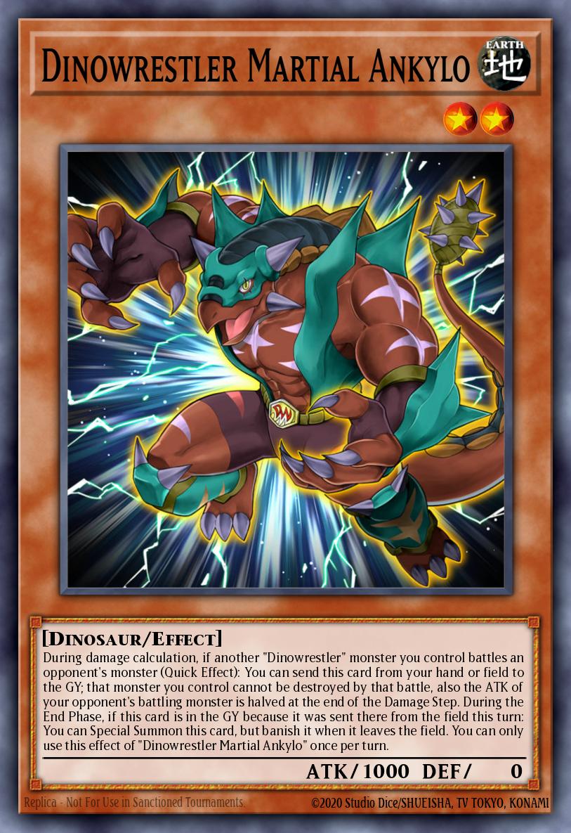 Dinowrestler Martial Ankylo Common MP20-EN104 2020 Tin of Lost Memories Mega Pack Yugioh card