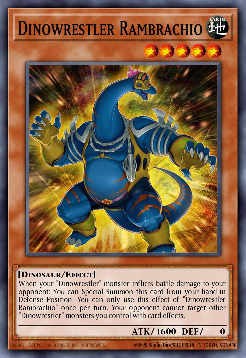 Dinowrestler Rambrachio Common MP20-EN105 2020 Tin of Lost Memories Mega Pack Yugioh card