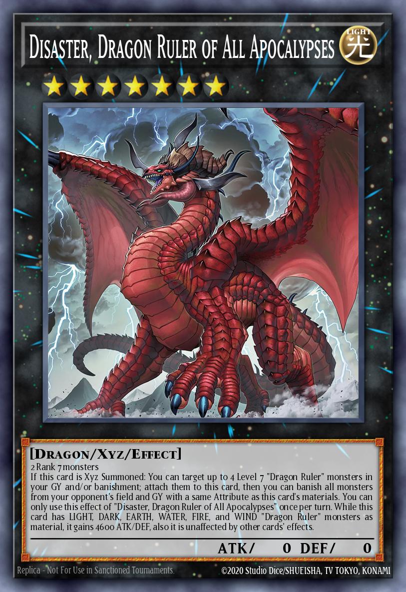 Disaster Dragon Ruler of All Apocalypses Quarter Century Secret Rare ALIN-EN049 Alliance Insight Yugioh card