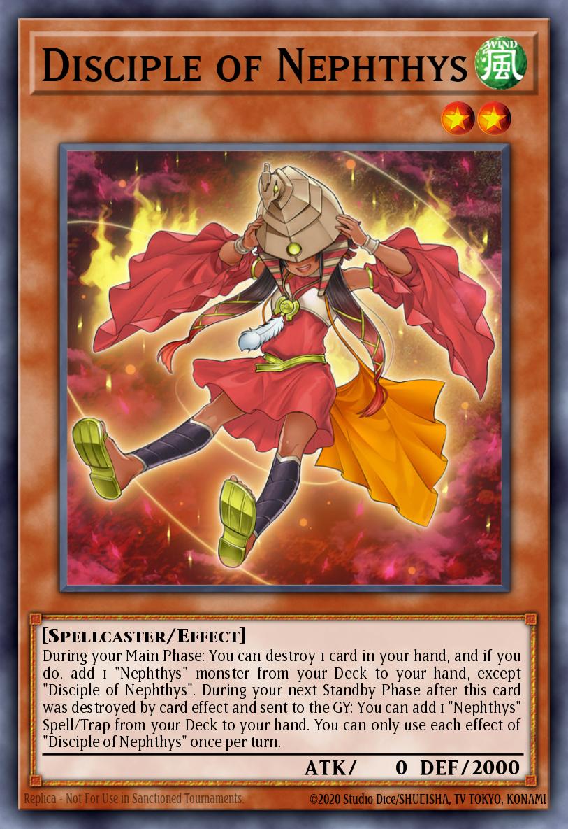 Disciple of Nephthys Secret Rare HISU-EN002 Hidden Summoners Yugioh card