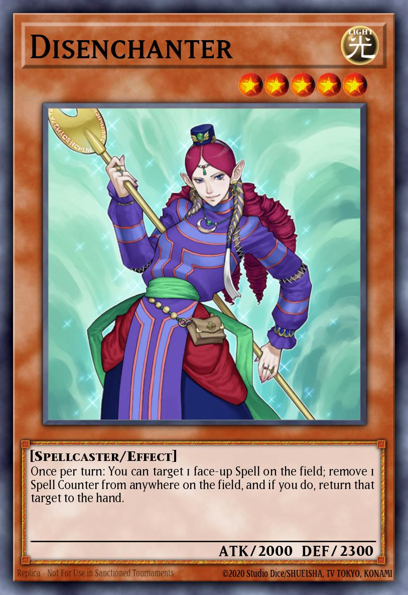 Disenchanter Common SDSC-EN002 Spellcasters Command Structure Deck Yugioh card