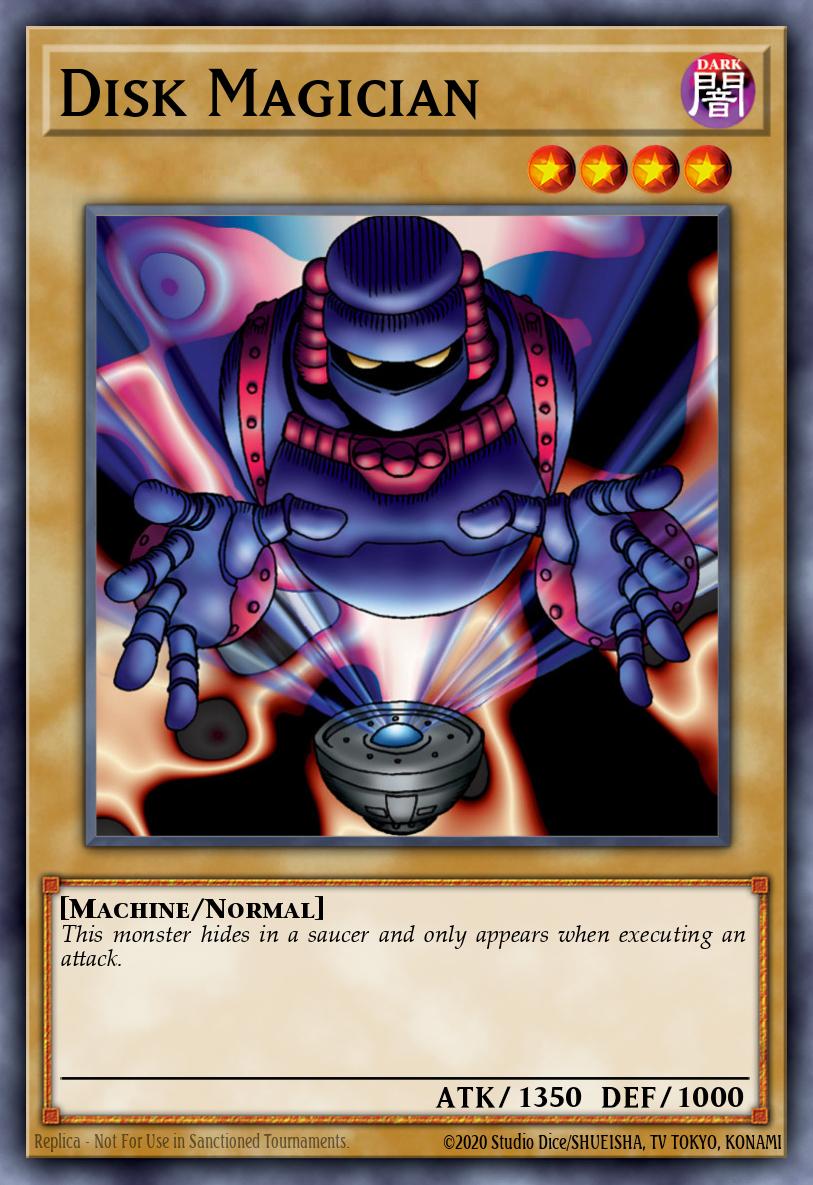 Disk Magician Common MRD-053 Metal Raiders Yugioh card