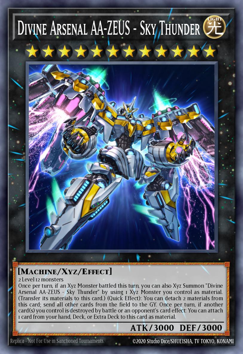 Divine Arsenal AA-ZEUS - Sky Thunder Ultra Rare STAX-EN044 2-Player Starter Set Yugioh card