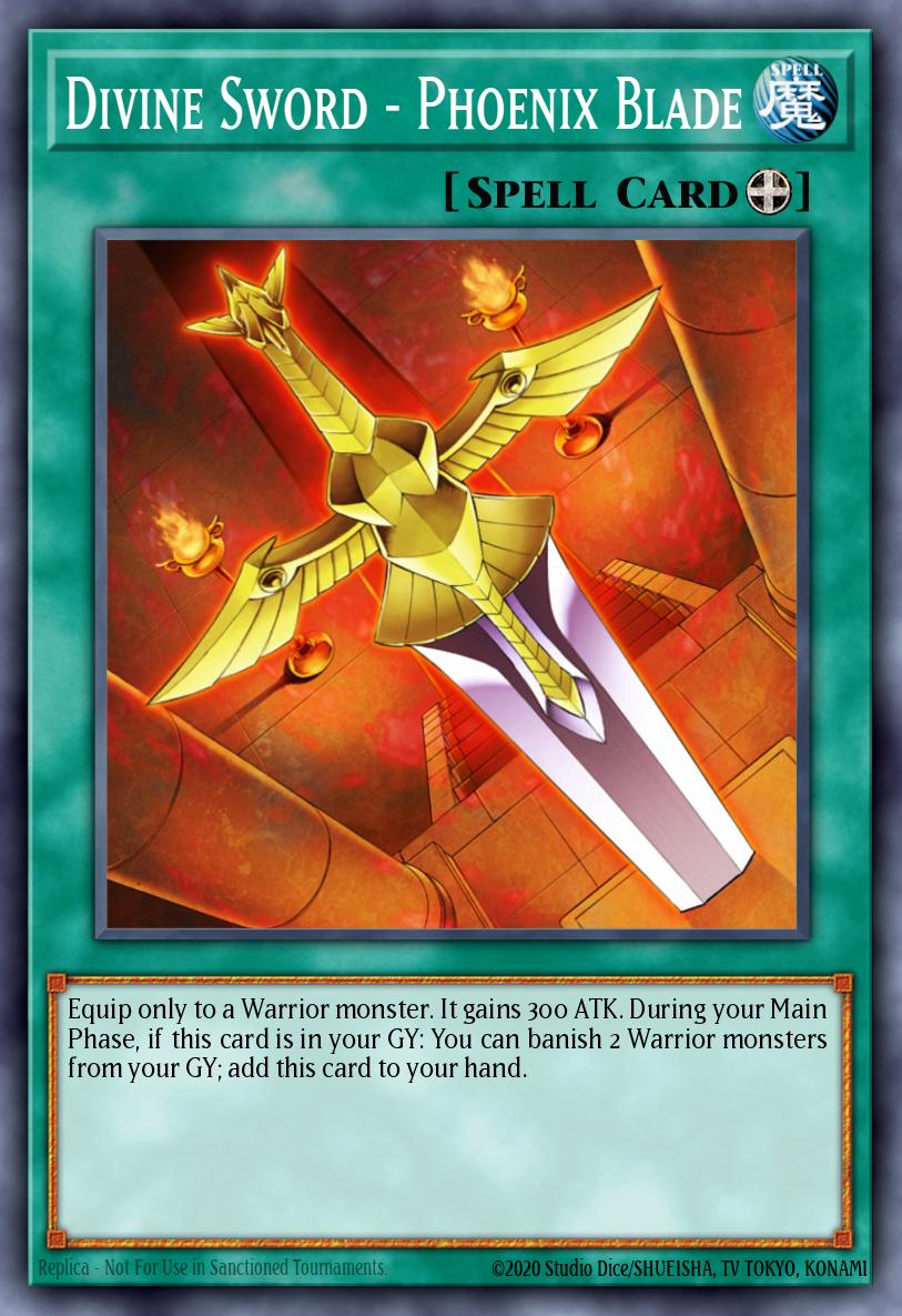 Divine Sword - Phoenix Blade Rare CP04-EN008 Champion Pack Game Four Yugioh card