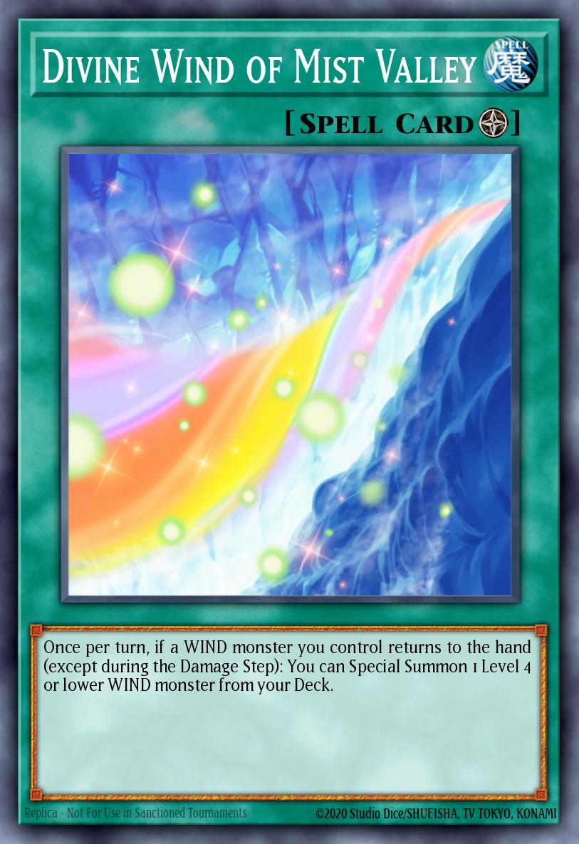 Divine Wind of Mist Valley Common STOR-EN059 Storm of Ragnarok Yugioh card