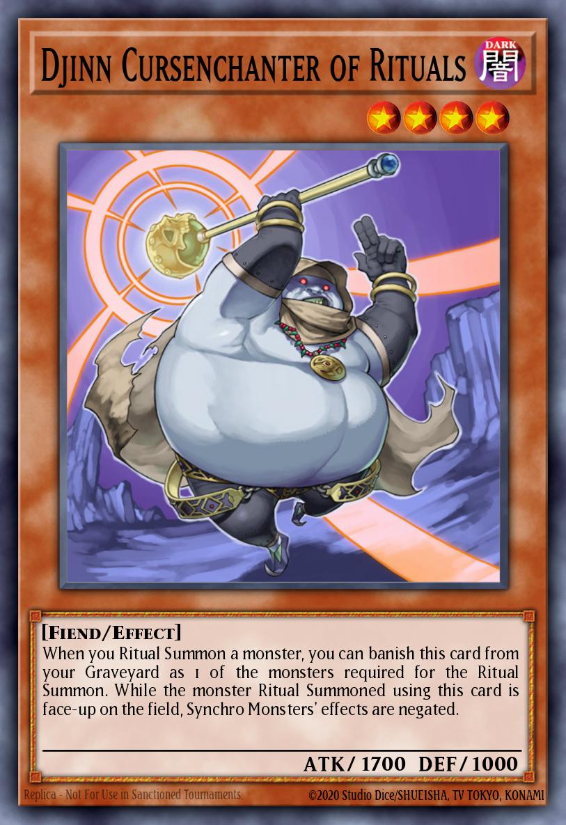 Djinn Cursenchanter of Rituals Rare ABPF-EN037 Absolute Powerforce Yugioh card