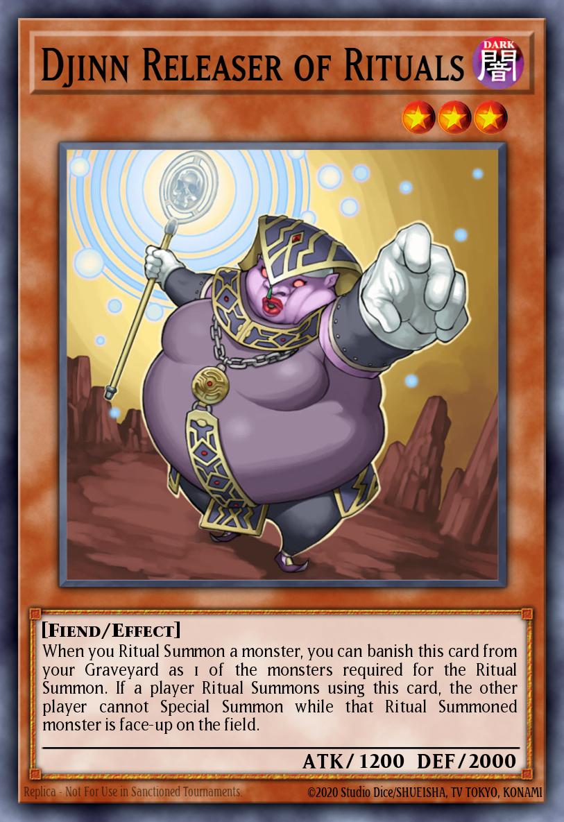 Djinn Releaser of Rituals Rare SOVR-EN037 Stardust Overdrive Yugioh card