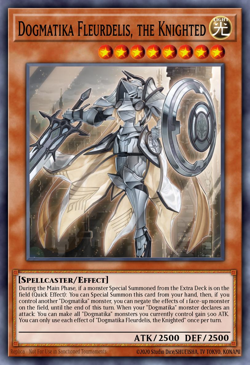 Dogmatika Fleurdelis, the Knighted New artwork CH01-EN015 THE CHRONICLES DECK: The Fallen & The Virtuous (All-Foil Edition) Yugioh card