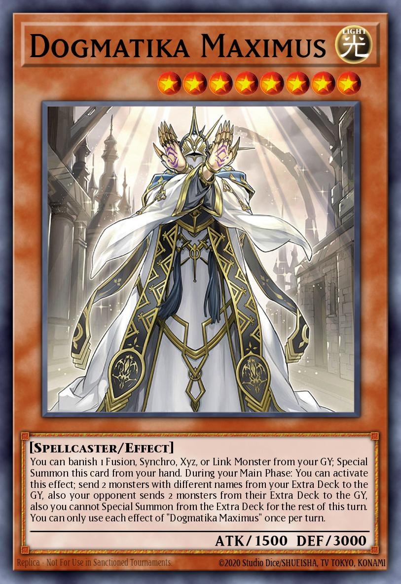 Dogmatika Maximus Ultra Rare CH01-EN016 THE CHRONICLES DECK: The Fallen & The Virtuous (All-Foil Edition) Yugioh card