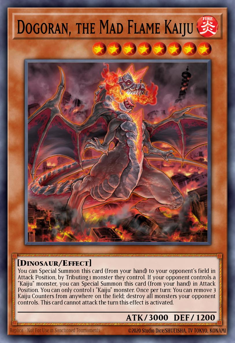 Dogoran the Mad Flame Kaiju Rare MP16-EN098 2016 Mega-Tin Mega Pack Yugioh card