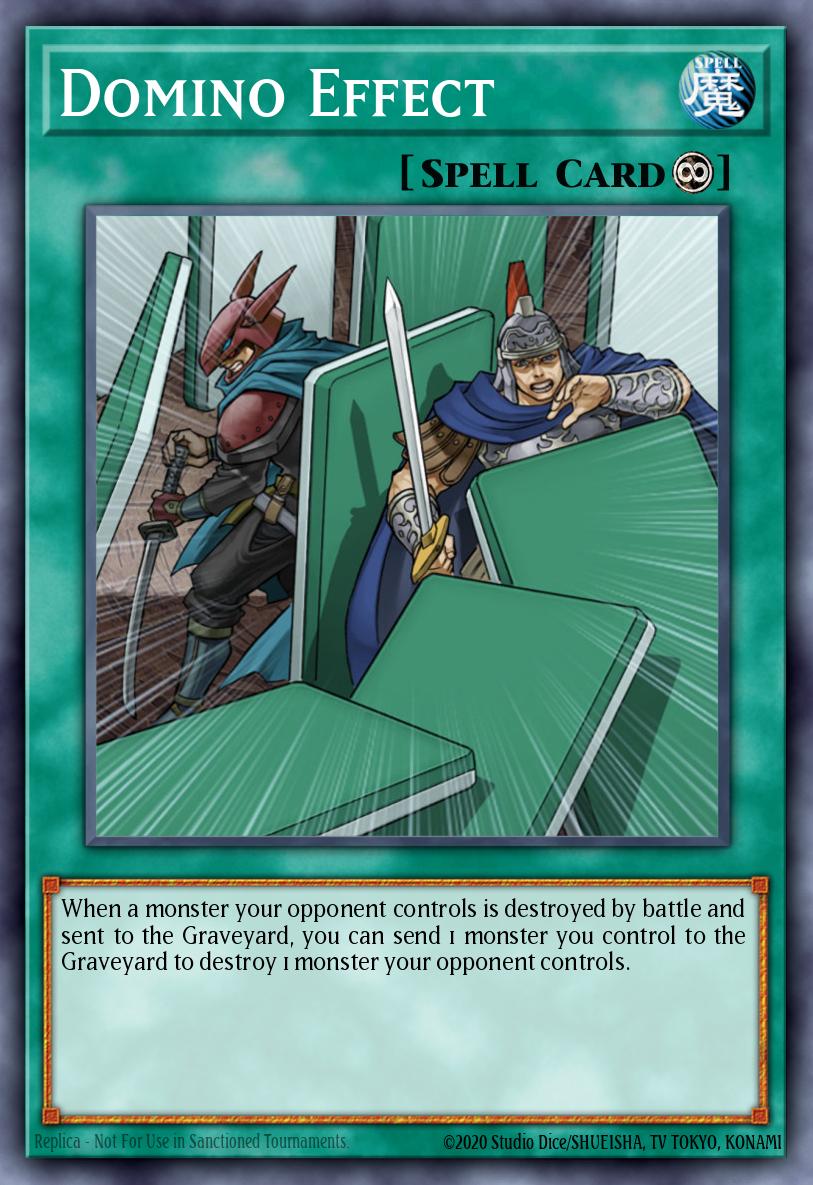 Domino Effect Common DP08-EN018 Duelist Pack Yusei Yugioh card