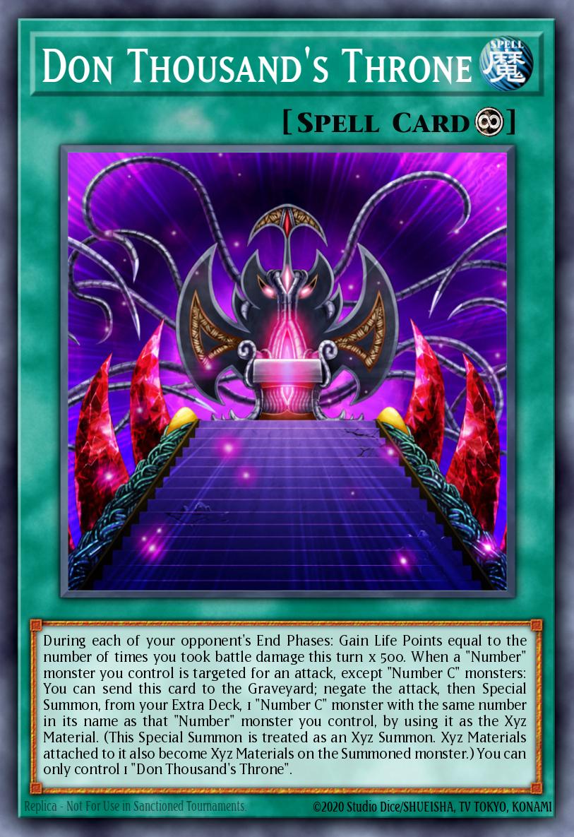 Don Thousands Throne Rare PRIO-EN059 Primal Origin Yugioh card