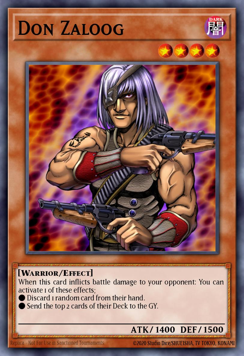 Don Zaloog Super Rare DB2-EN228 Dark Beginning 2 Yugioh card