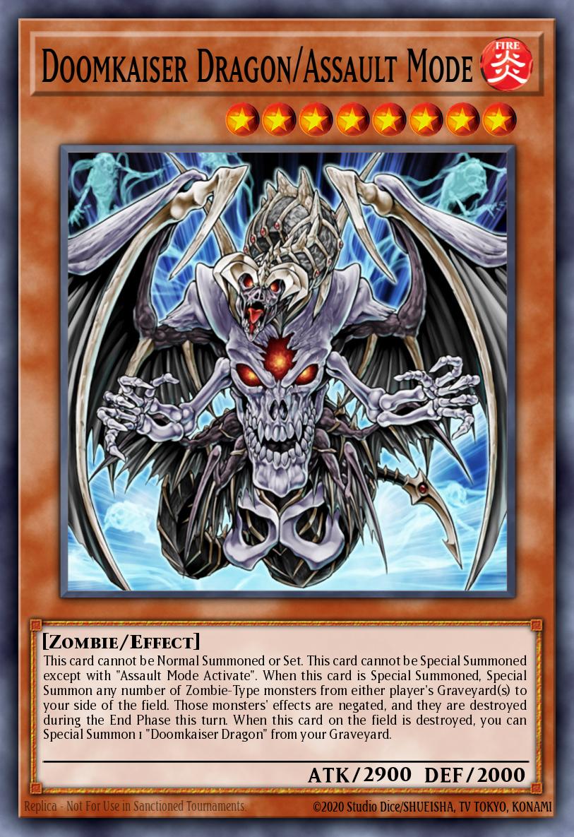 Doomkaiser Dragon/Assault Mode Ultimate Rare CRMS-EN019 Crimson Crisis Yugioh card