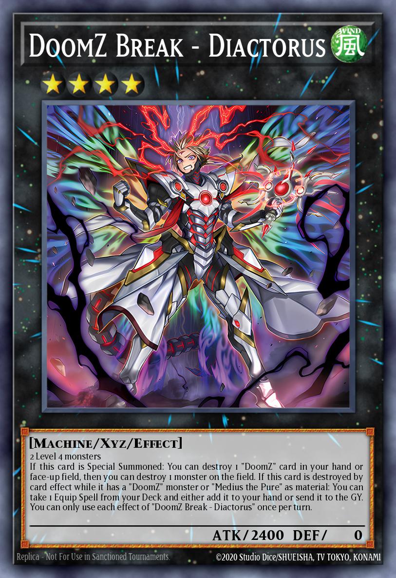 DoomZ Break - Diactorus Super Rare DOOD-EN046 Doom of Dimensions Yugioh card