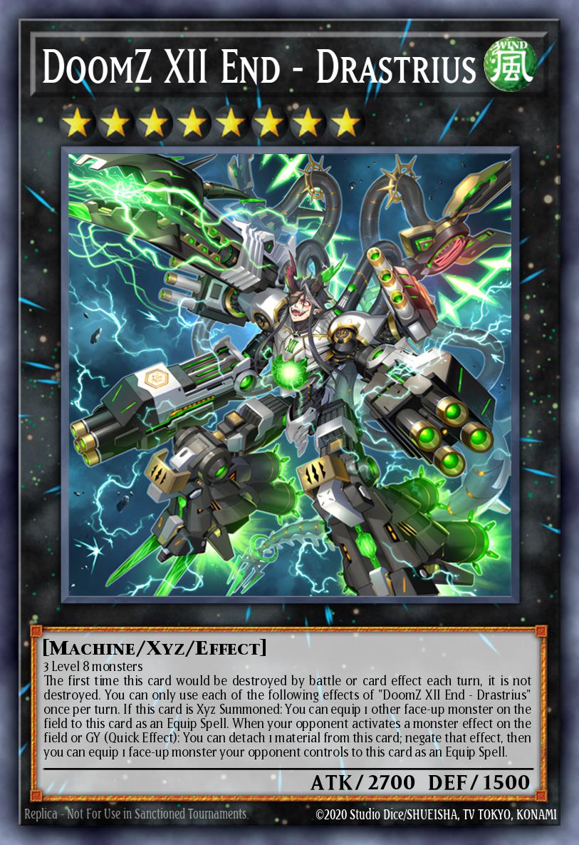 DoomZ XII End - Drastrius Secret Rare DOOD-EN045 Doom of Dimensions Yugioh card