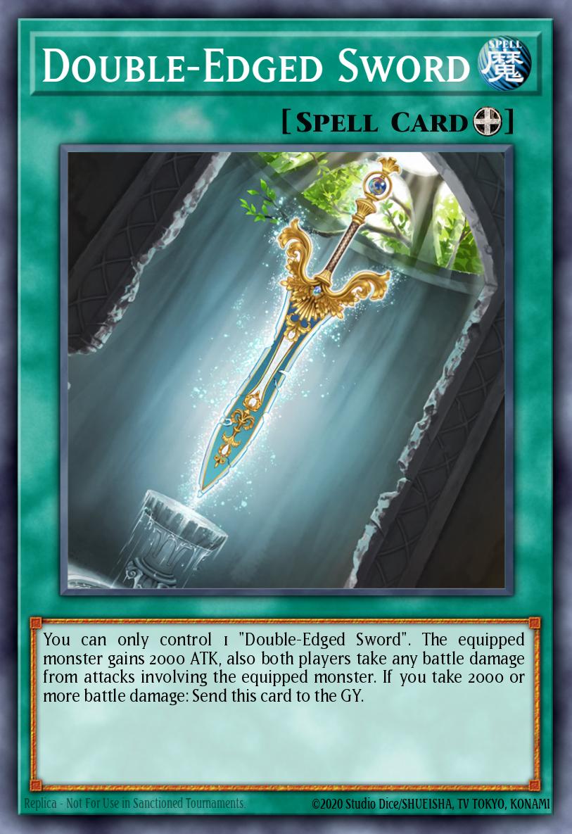 Double-Edged Sword Rare AMDE-EN043 Amazing Defenders Yugioh card