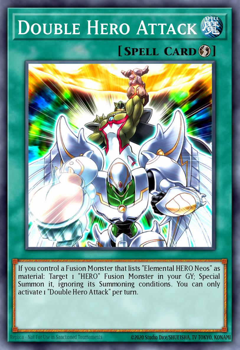 Double Hero Attack Ultra Rare DUPO-EN005 Duel Power Yugioh card