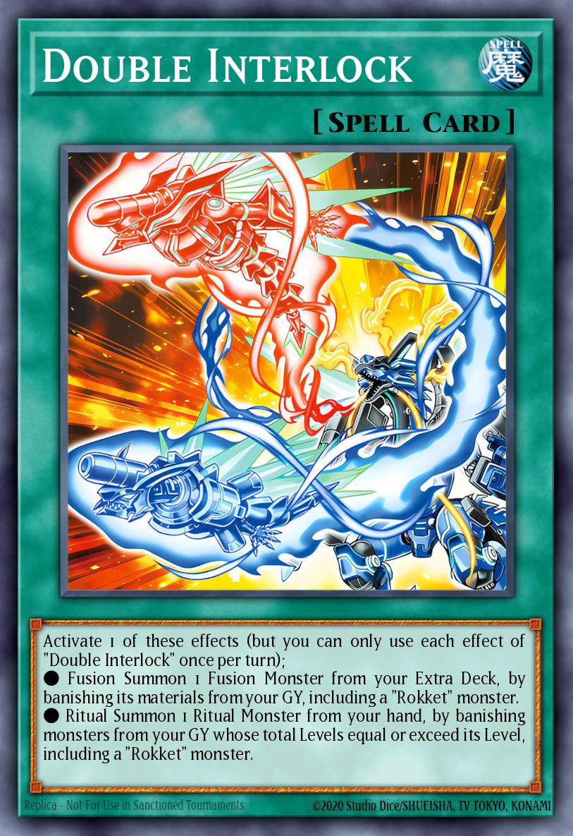 Double Interlock Common BPRO-EN052 Burst Protocol Yugioh card