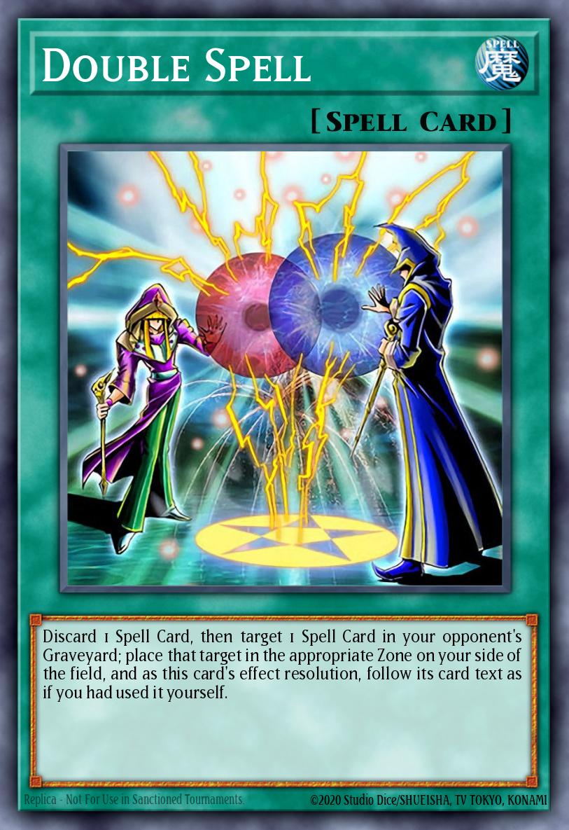 Double Spell Ultra Rare DR1-EN161 Dark Revelation Volume 1 Yugioh card